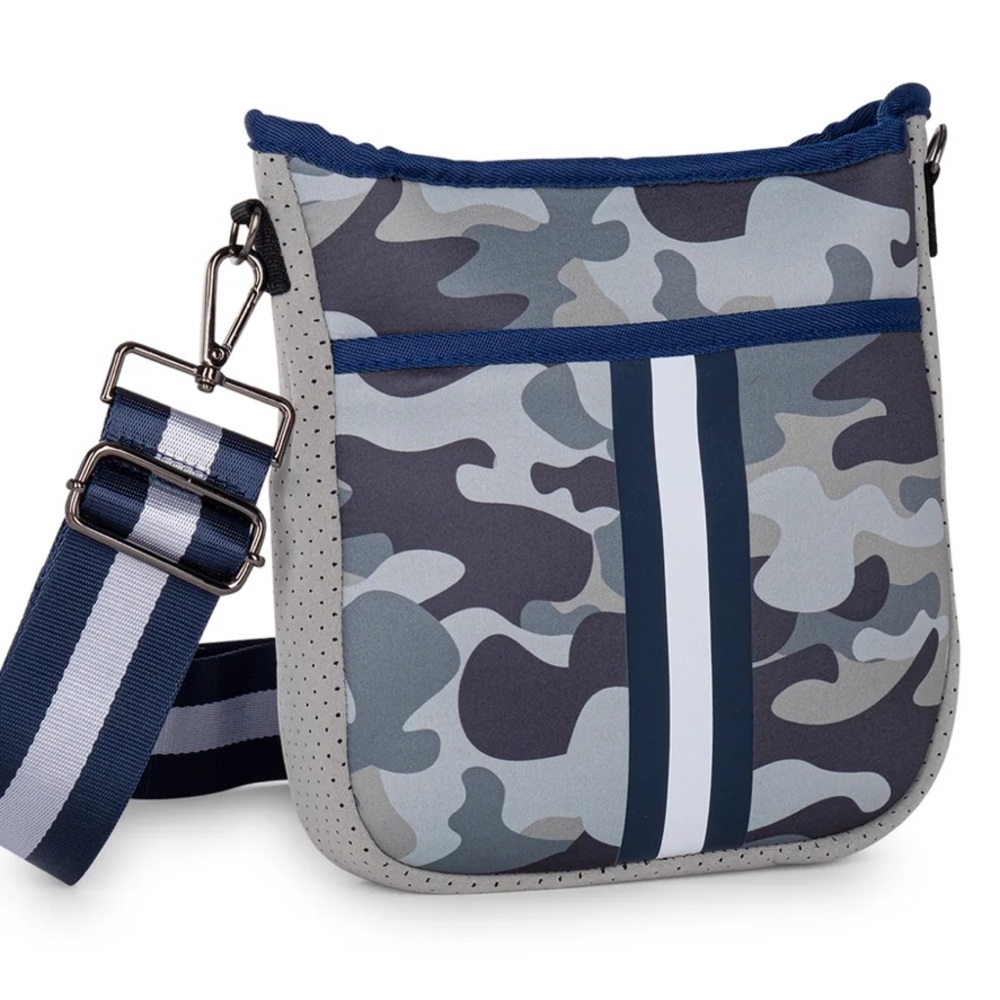 HAUTE SHORE Jeri Refresh Camo Neoprene Crossbody Bag NWT